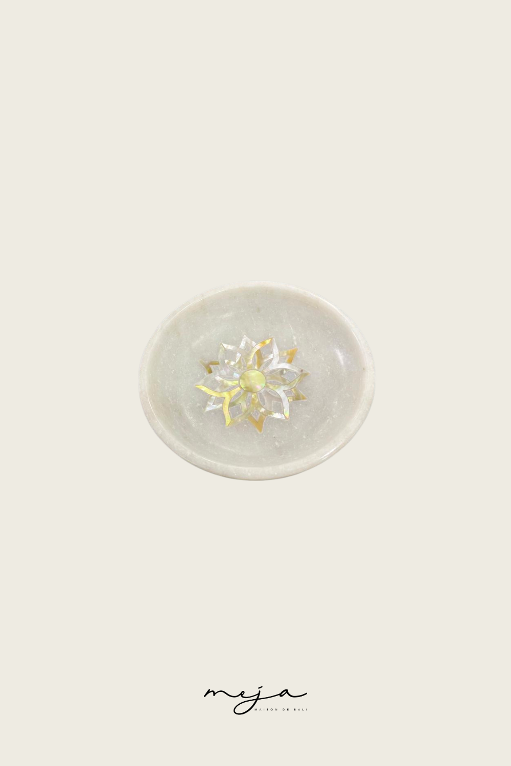 The Eclat Marble Jewelry Tray by Meja