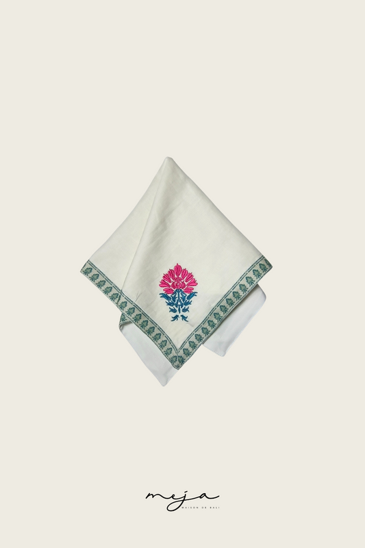 The Bordure Cachemire Florale Napkin (set of 2)