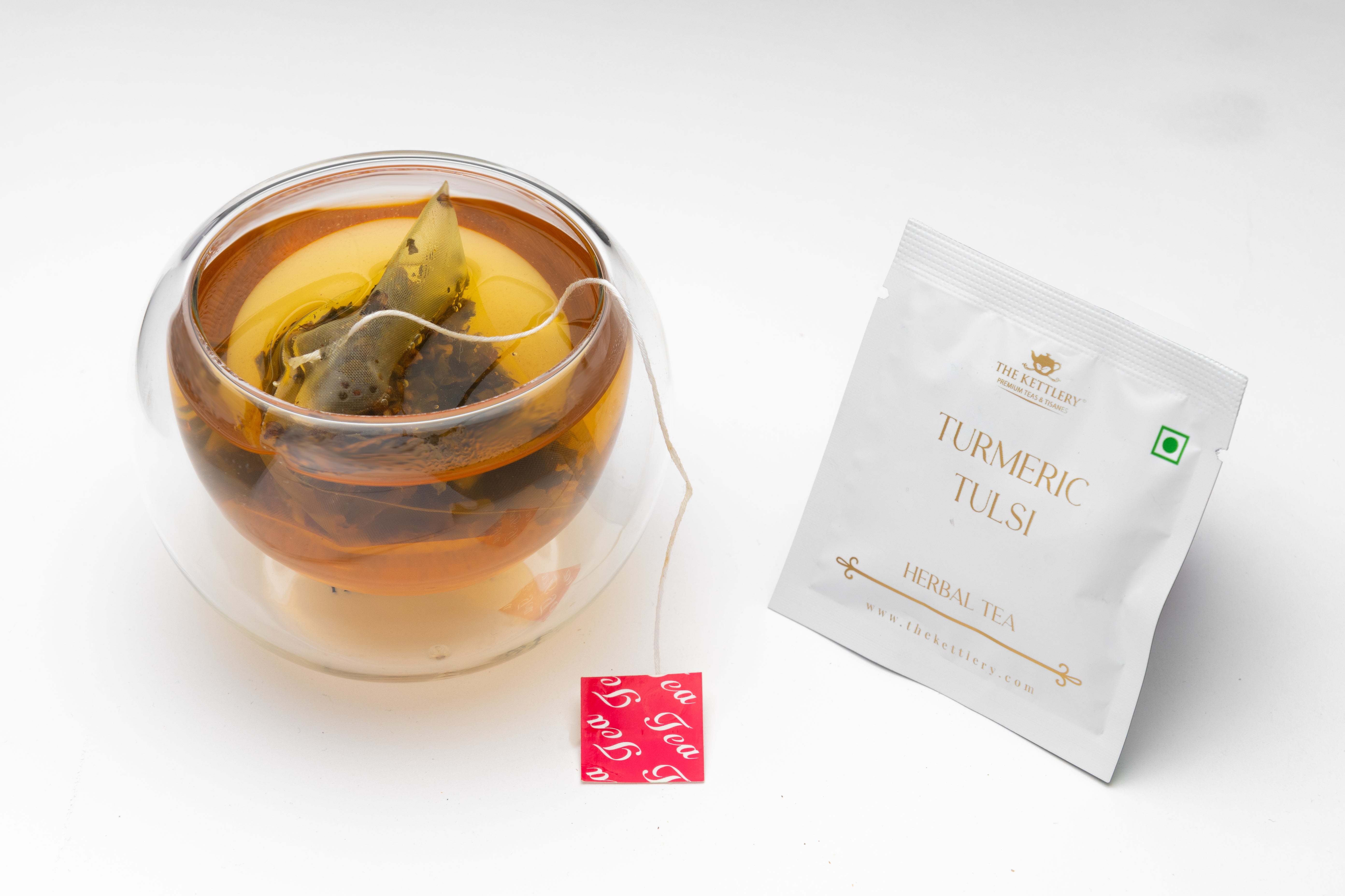 Turmeric Tulsi Herbal Tea Bags (Pack of 25)