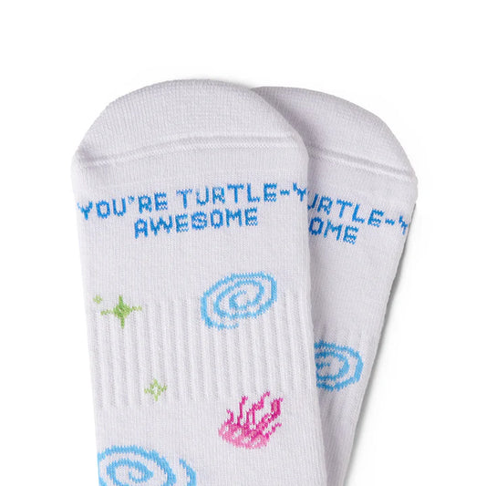 Talking Toes Turtle-y Awesome Athletic Socks