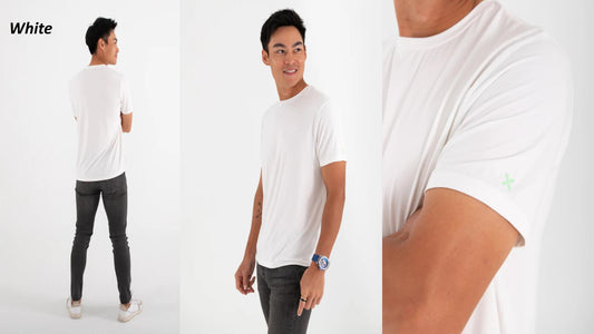 Kualesa Organic Solid Round Neck T Shirt for Men