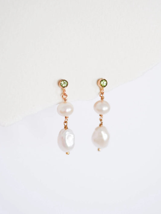Inari Winter Pearl Drop Earrings