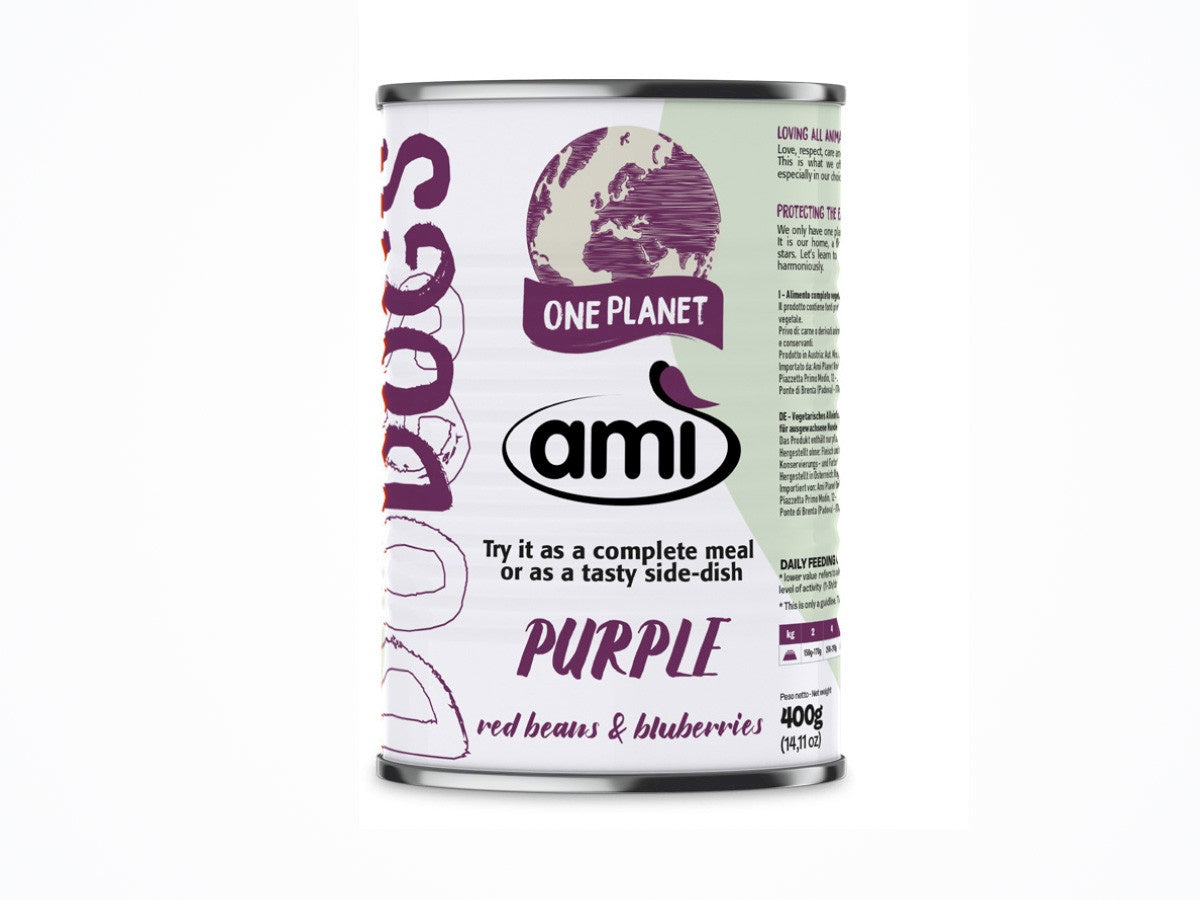 Ami V- Love Everyday Canned Wet Dog Food (Red Beans and Blueberry)