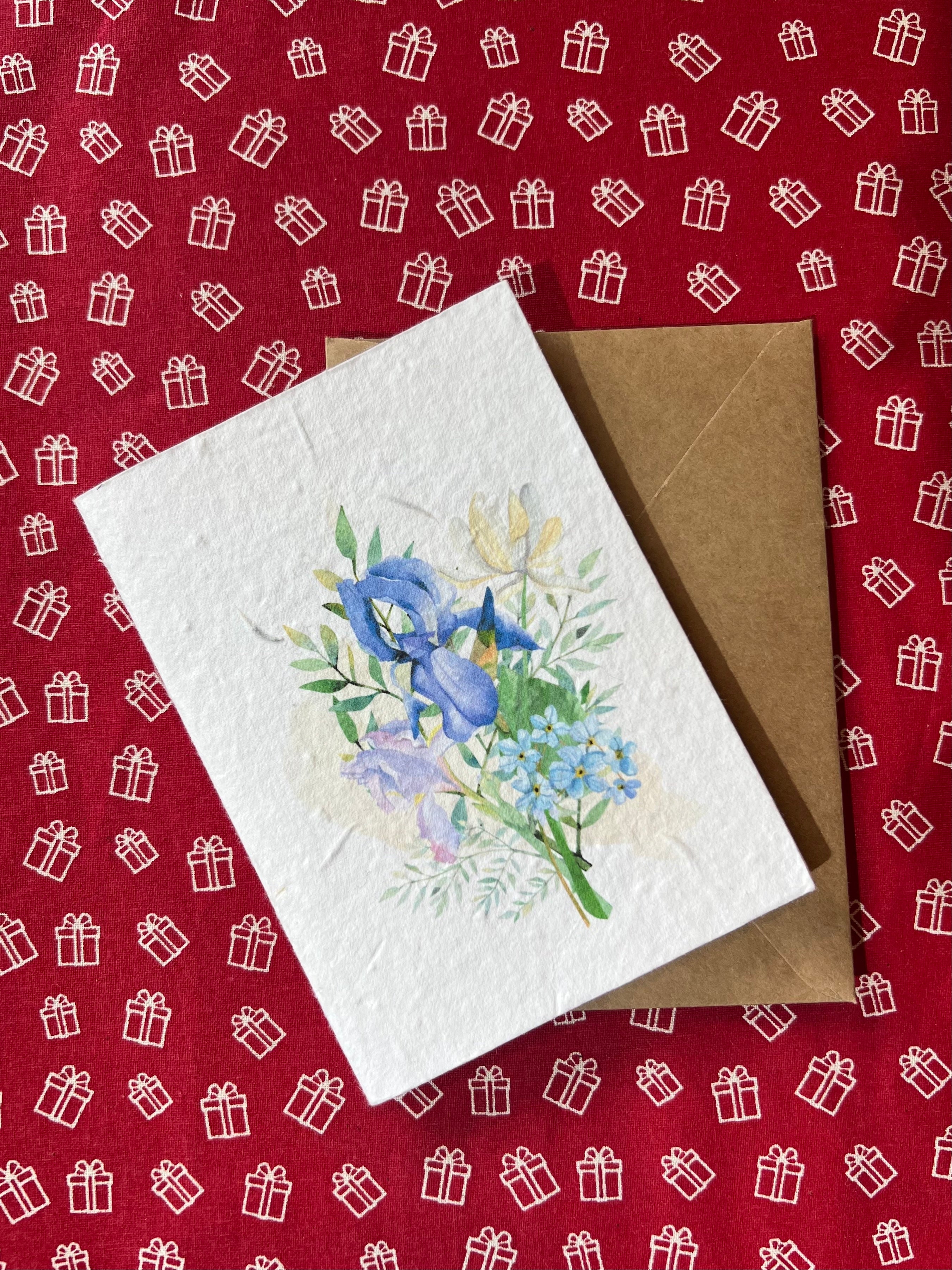 Purple & Pure Plantable Seed Greeting Cards