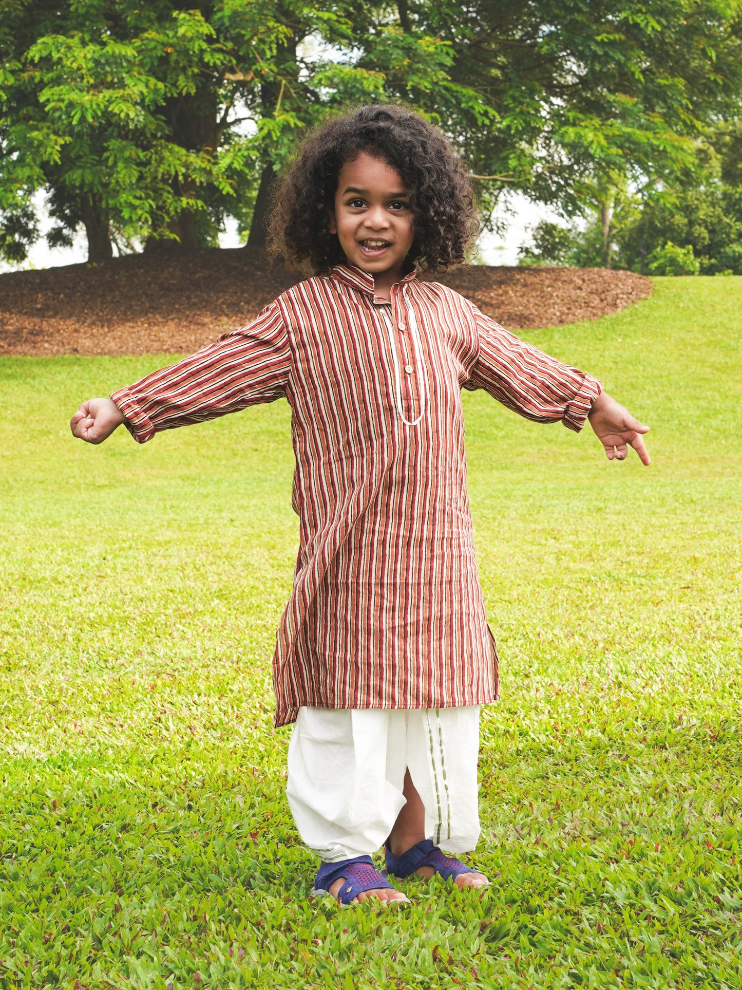 Nimbu Nazara Boys Kurta Dhoti
