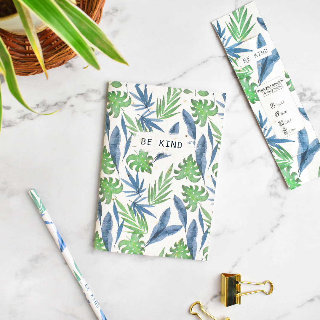 Tropical Pencil Set by Purple & Pure | Available at The Green Collective