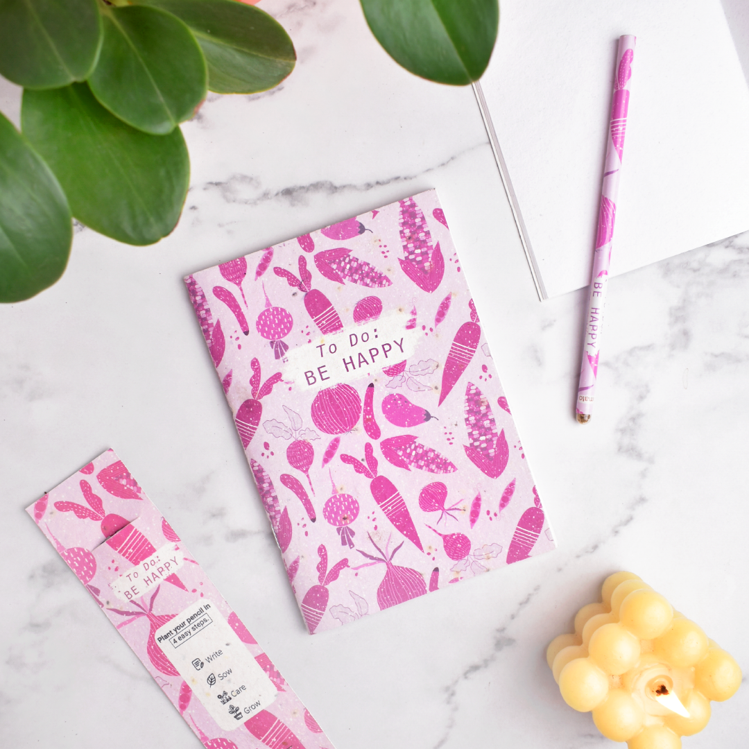 Purple & Pure Garden Notebook Set | Buy at The Green Collective
