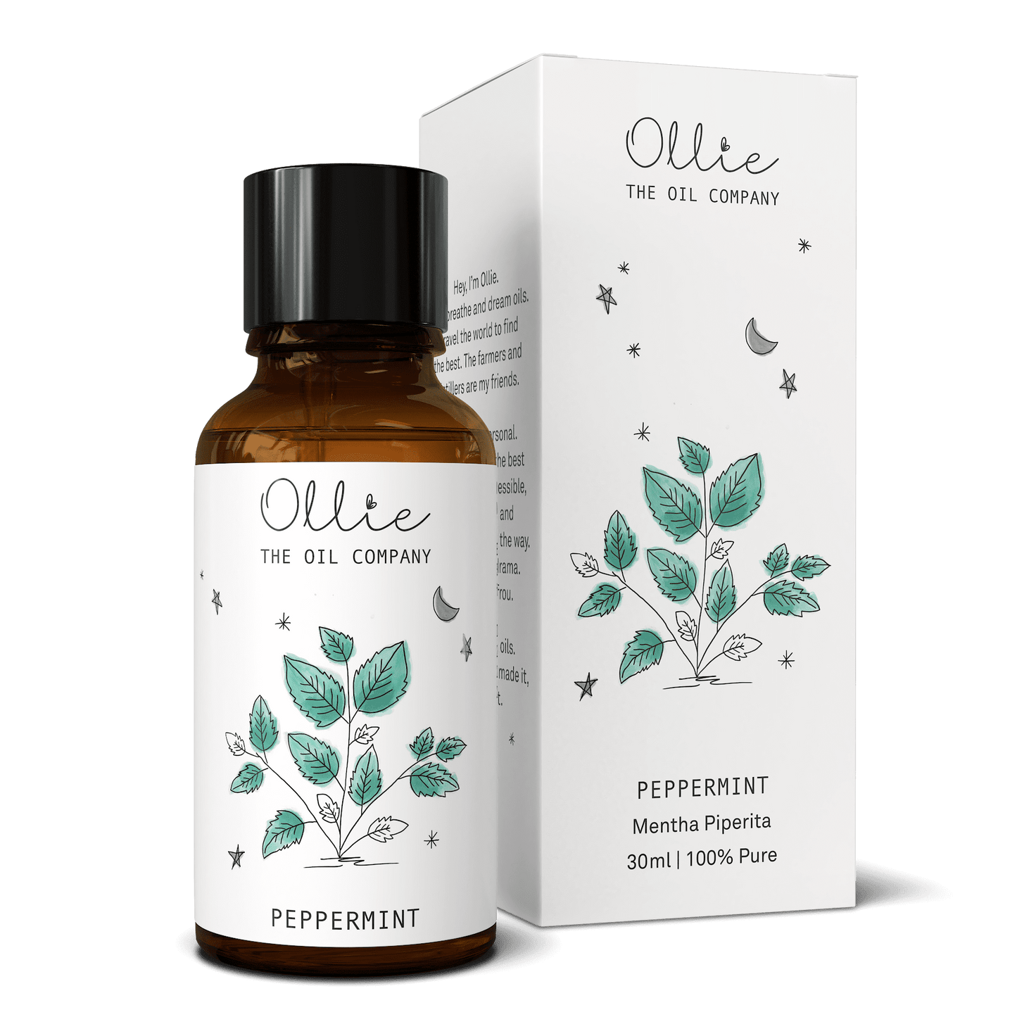Ollie Pure & Organic Peppermint Essential Oil
