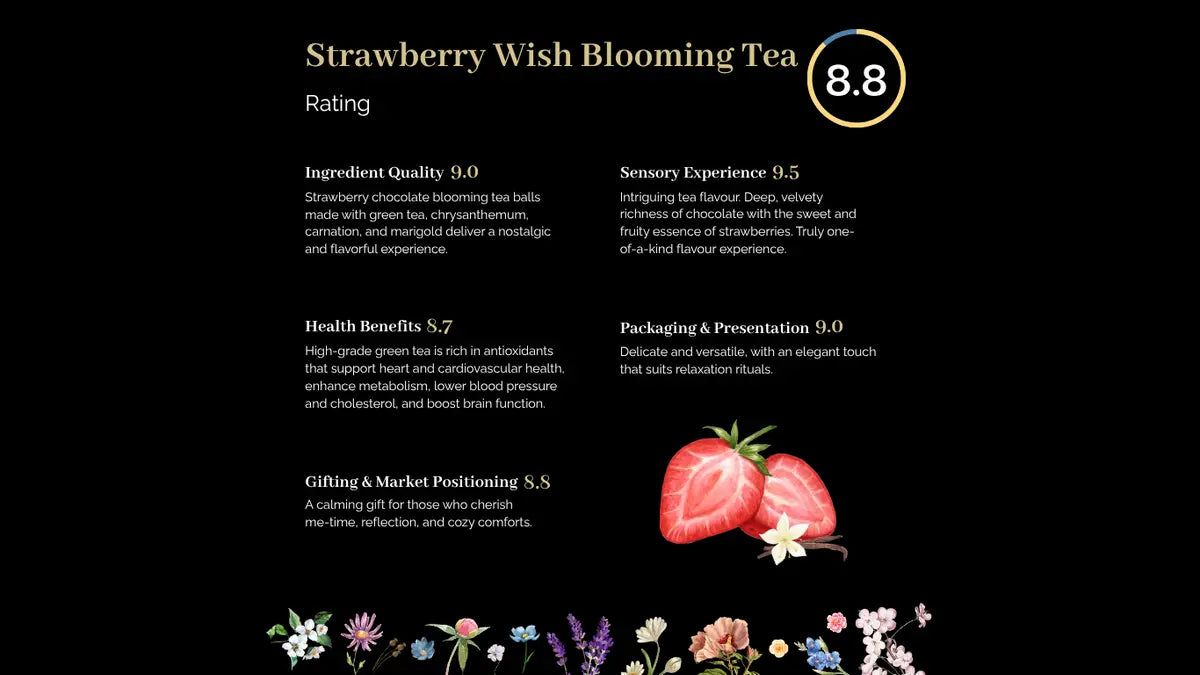 Petale Tea Petite Tin - Strawberry Wish