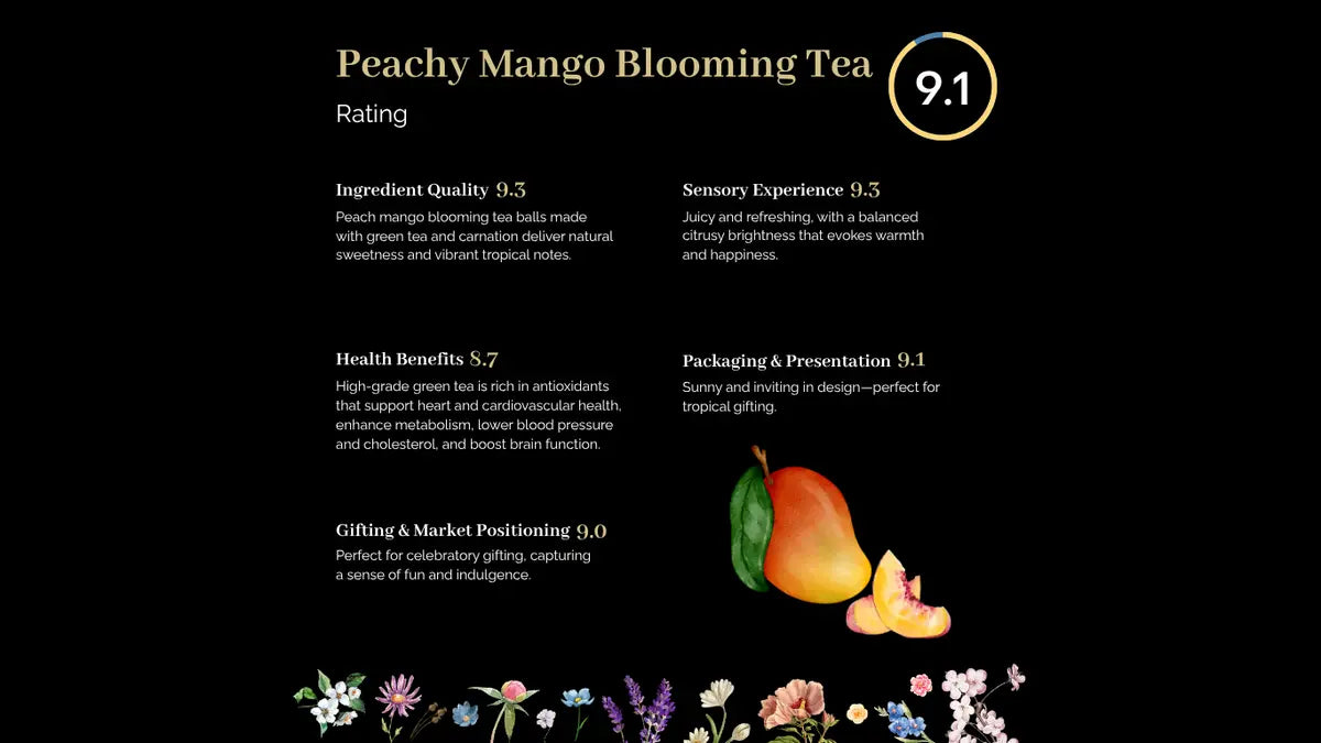 Petale Tea Petite Tin - Peachy Mango