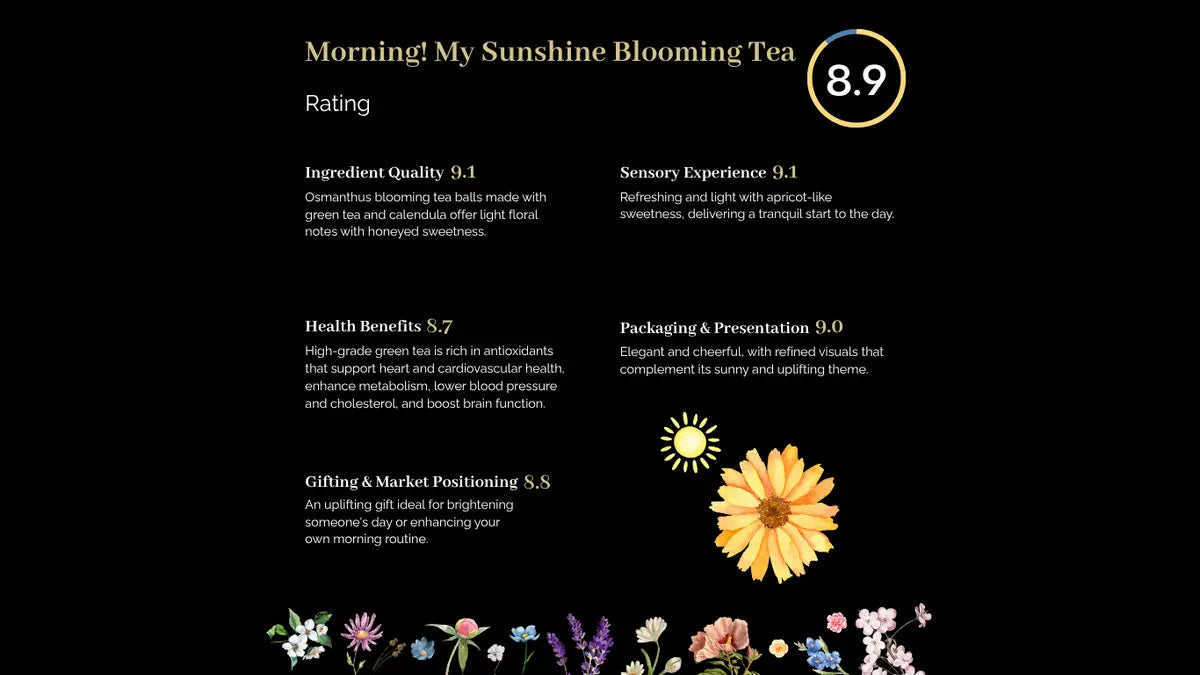 Petale Tea Petite Tin - Morning! My Sunshine