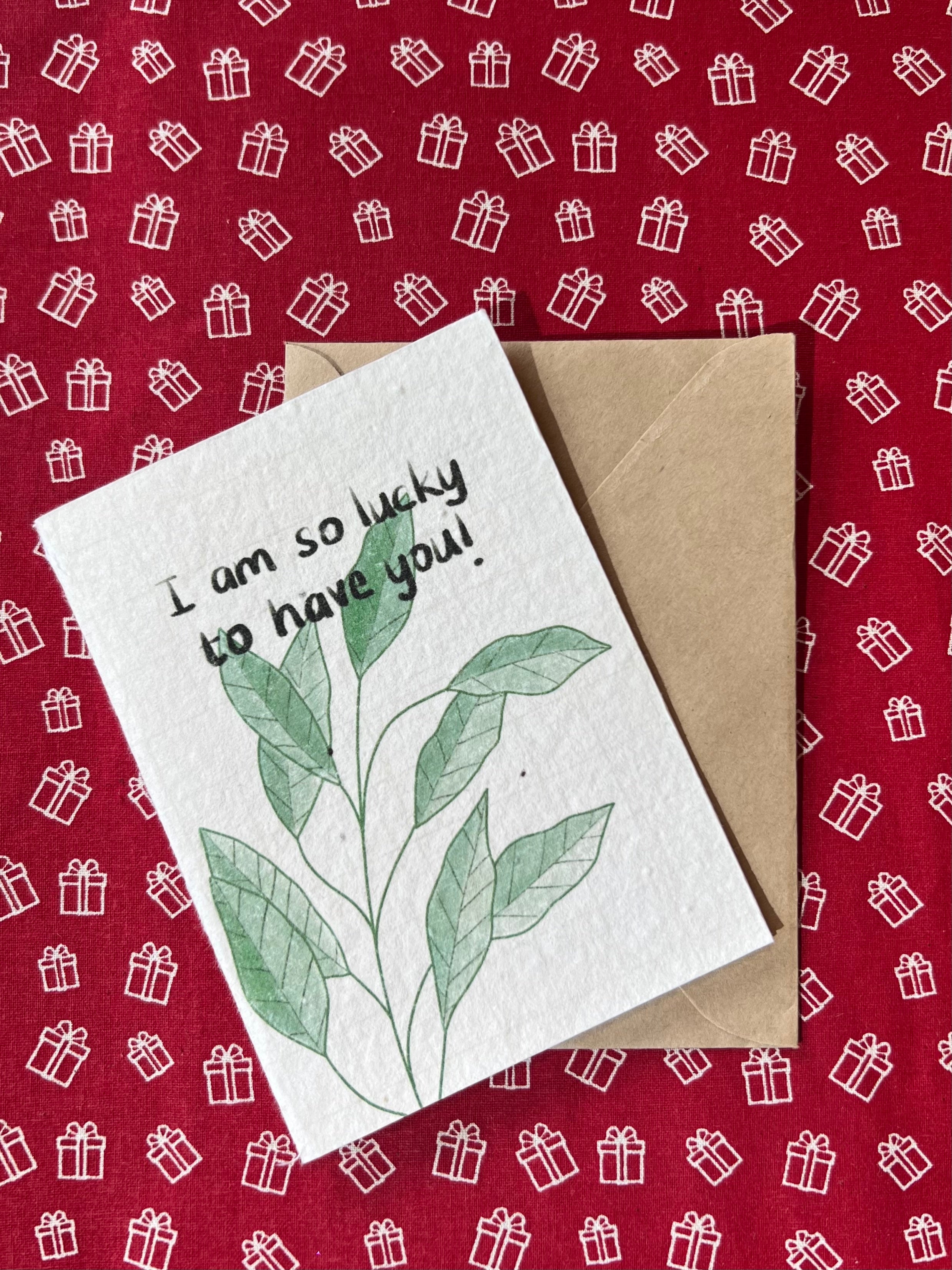 Purple & Pure Plantable Seed Greeting Cards