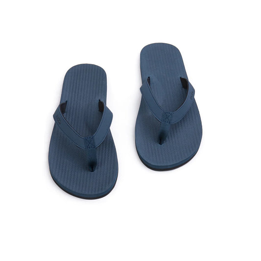 Indolsole Men’s Flip Flops - Shore (Dark Blue) | Mens Footwear | The Green Collective SG