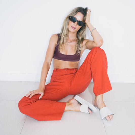 Indosole Women's Slide Platform Sneaker Sole / Sea Salt