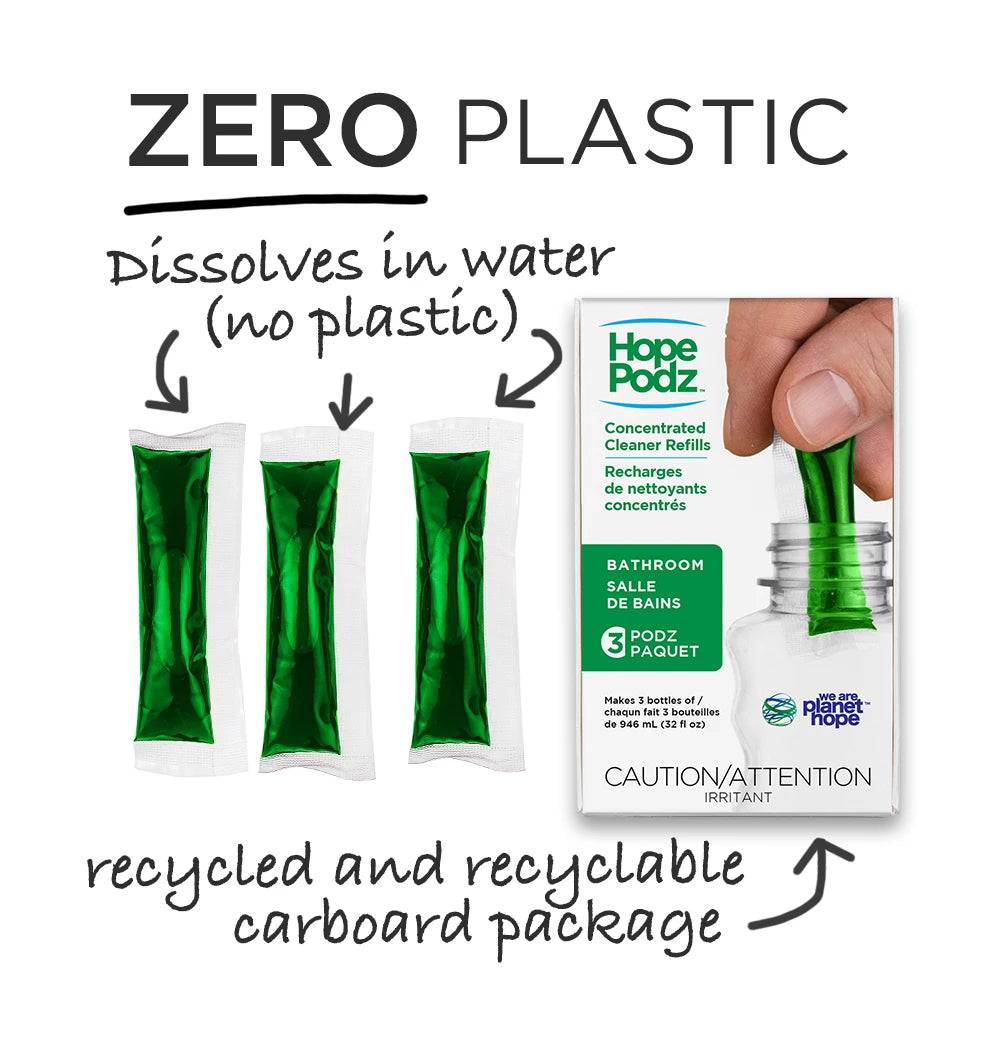 Bathroom Cleaner by WeArePlanetHope | Get it at The Green Collective