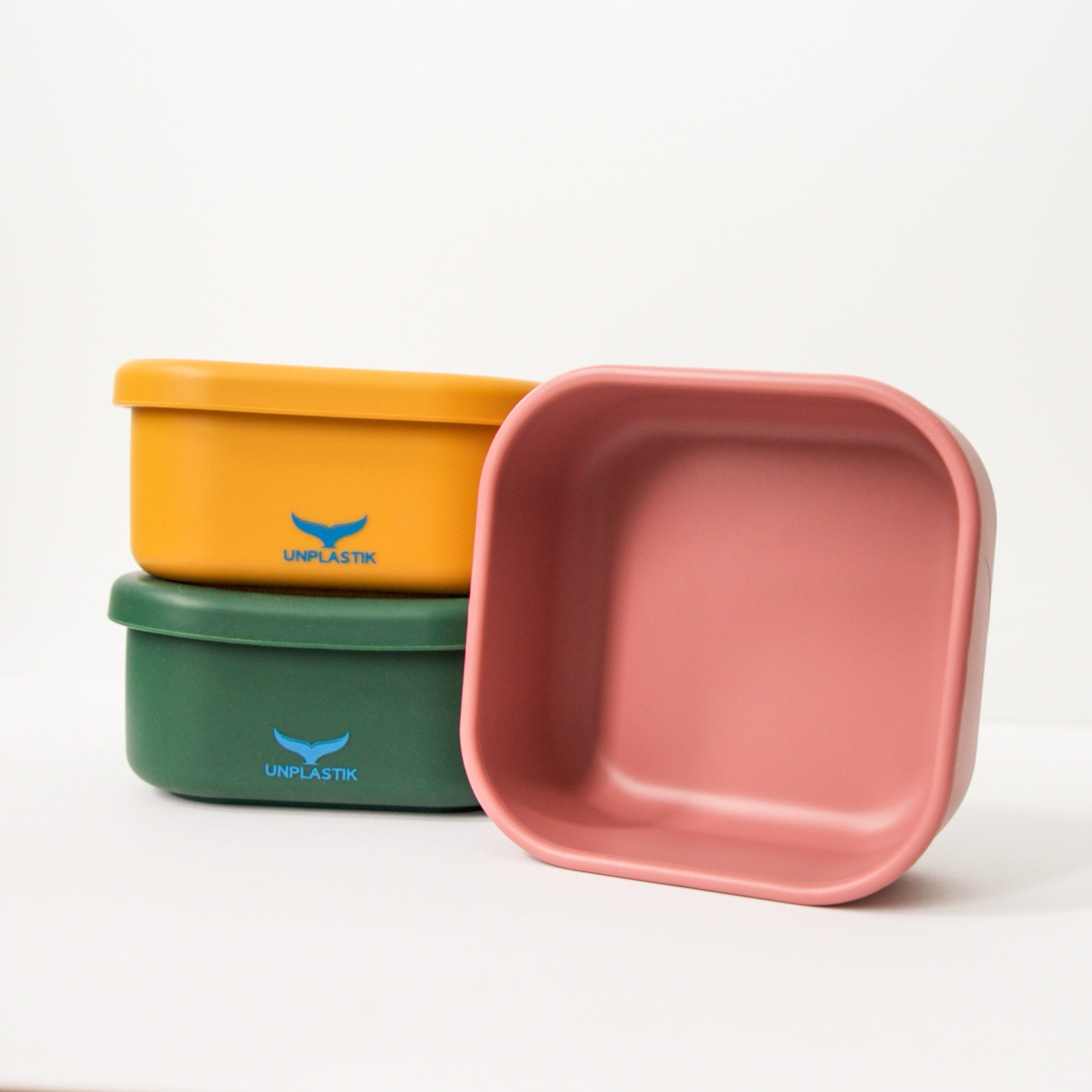  Unplastik Square Lunch Box Pink | Purchase at The Green Collective