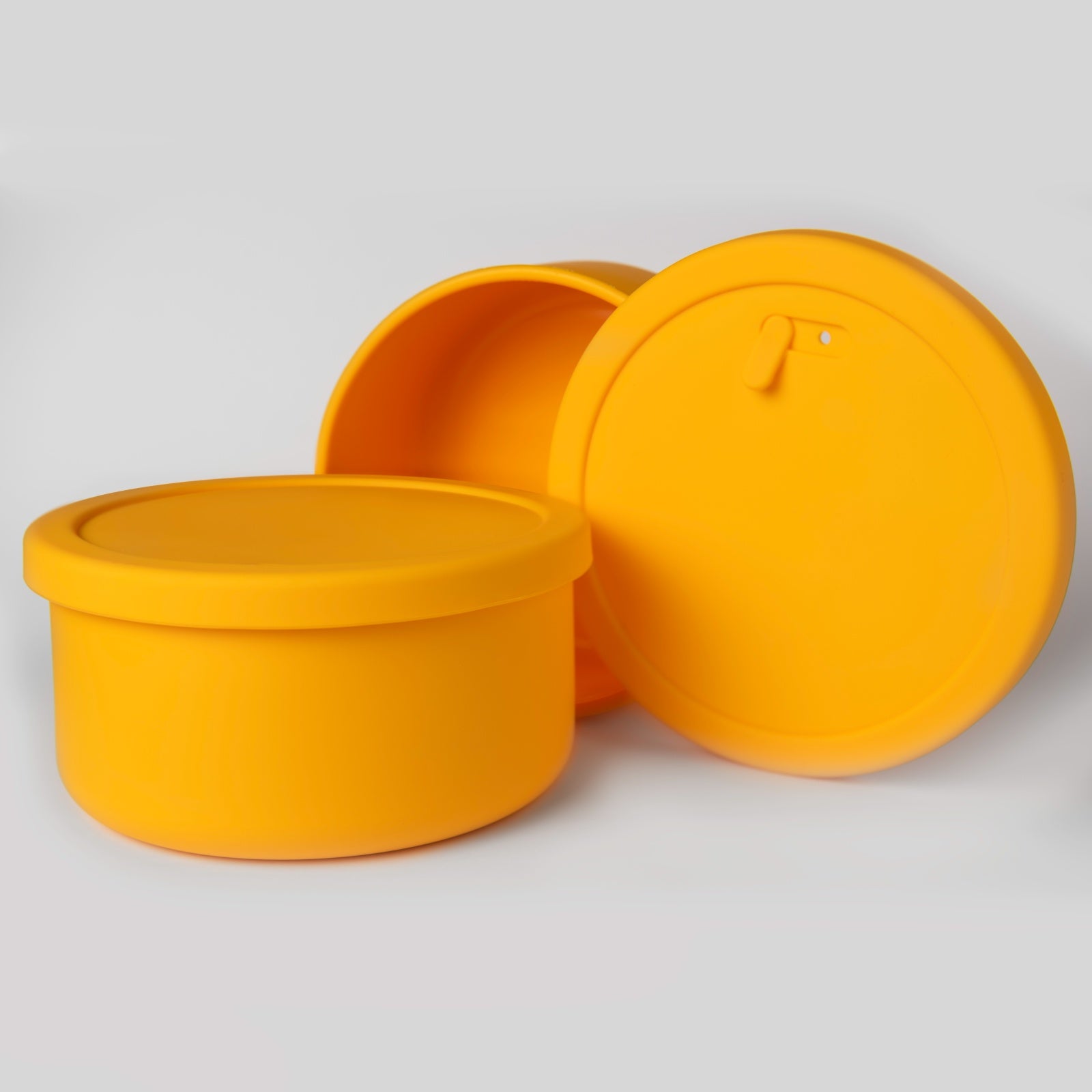 Unplastik Round Box Yellow(M) | Buy at The Green Collective