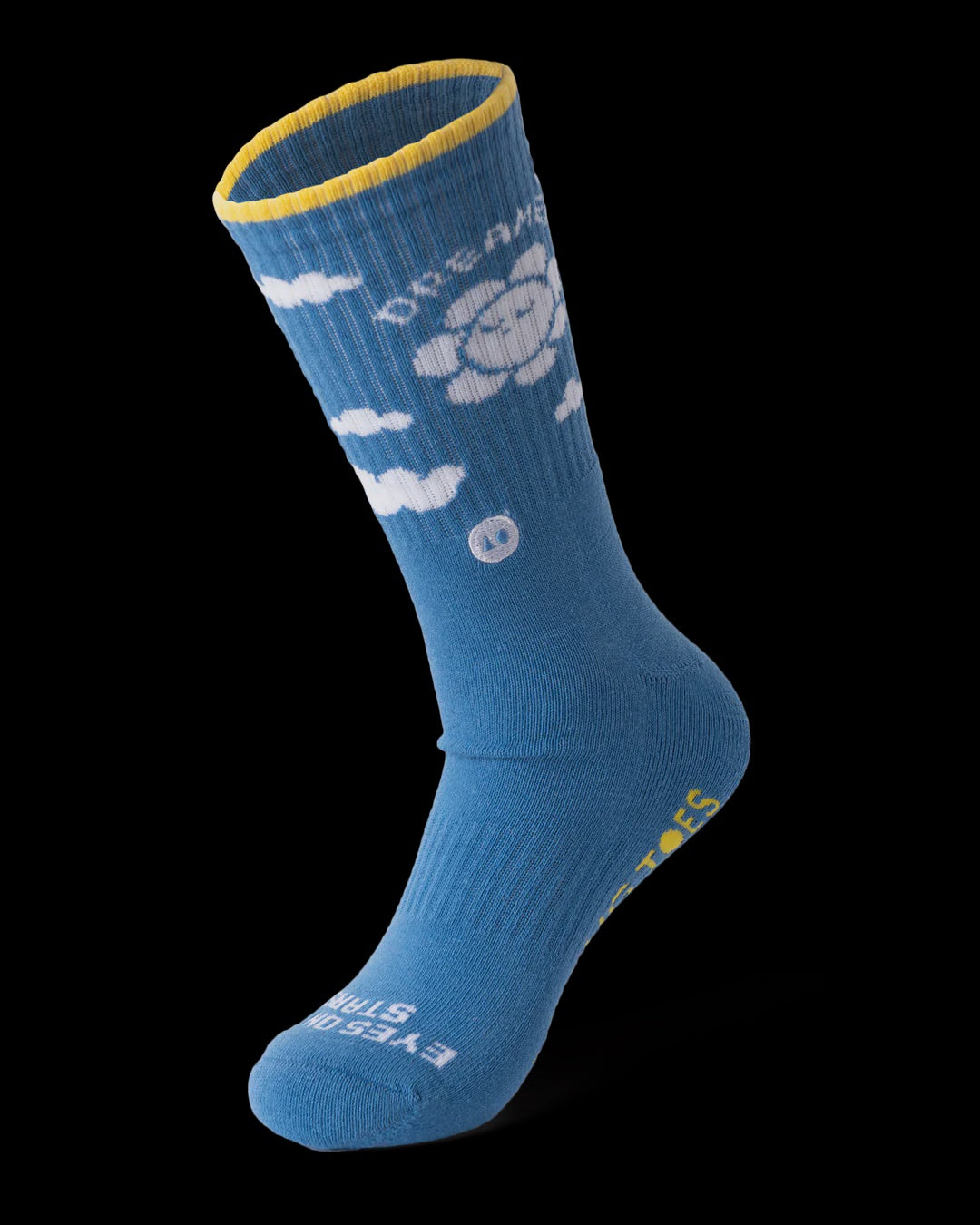 Talking Toes Serial Dreamer Athletic Crew Sock | Socks | The Green Collective SG