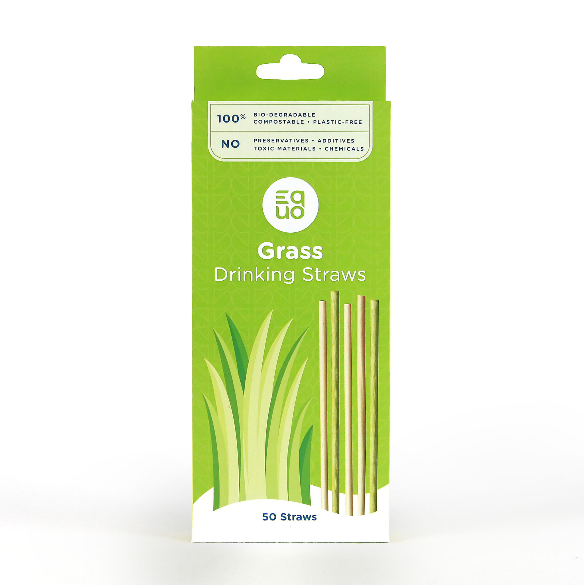EQUO Grass Straw Standard Size 50ct pack