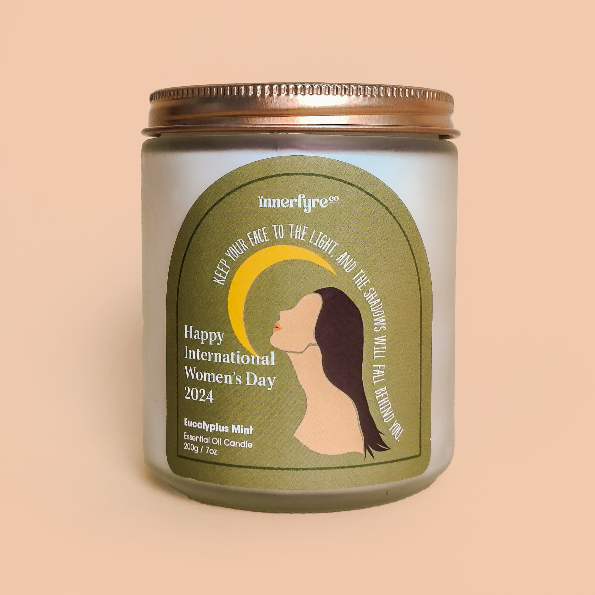 International Women’s Day Eucalyptus Mint Candle by Innerfyre | Home fragrances | The Green Collective SG