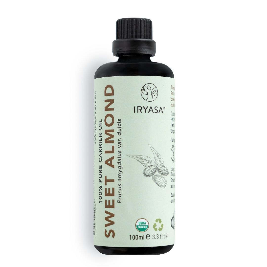 Iryasa Organic Sweet Almond Oil | Buy at The Green Collective