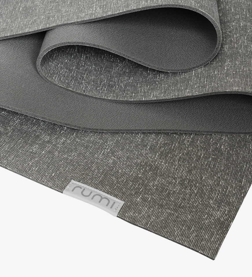 Sun Yoga Mat Graphite by Rumi Earth | Shop at The Green Collective