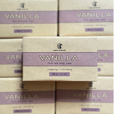 Vanilla face & body soap (100g)