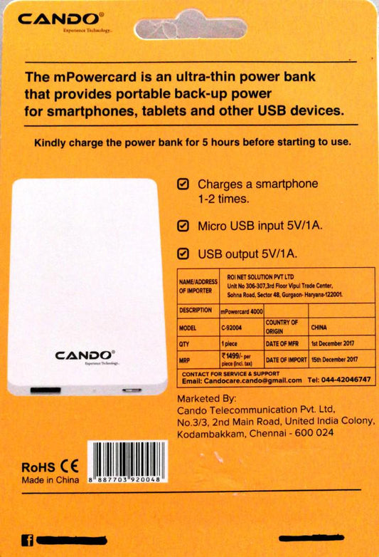 TGCSG PowerCard 4000 | Shop at The Green Collective