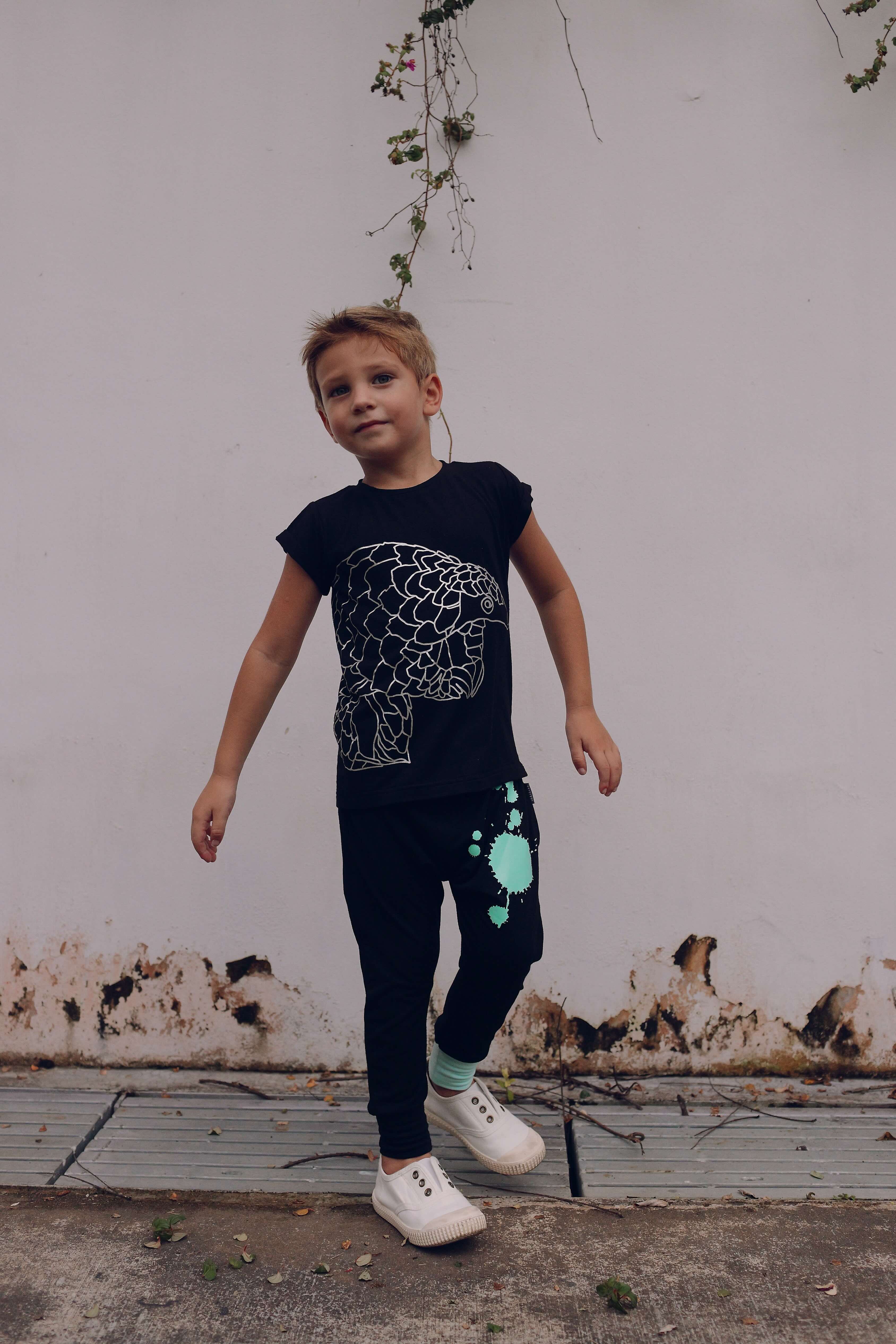 ikkikidz Pangolin t-shirt | kids Fashion | The Green Collective SG