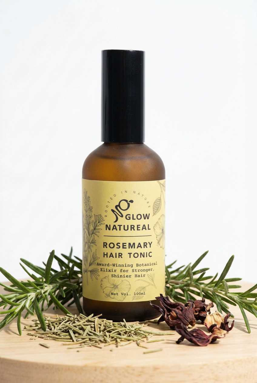GLOWNATUREAL Rosemary Hair Tonic for Hair Growth & Scalp Health