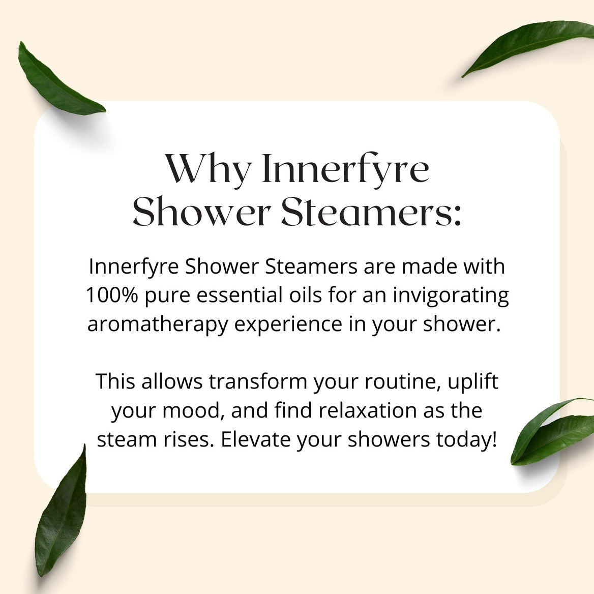 Innerfyre Inner Peace Shower Steamer – Lavender & Patchouli