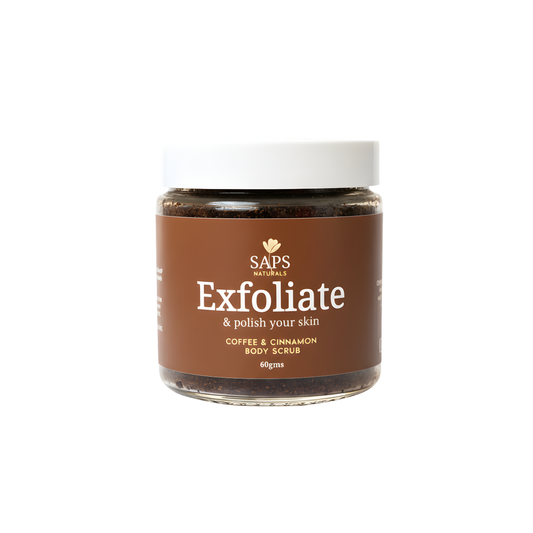 SAPS Naturals Coffee and Cinnamon Body Scrub