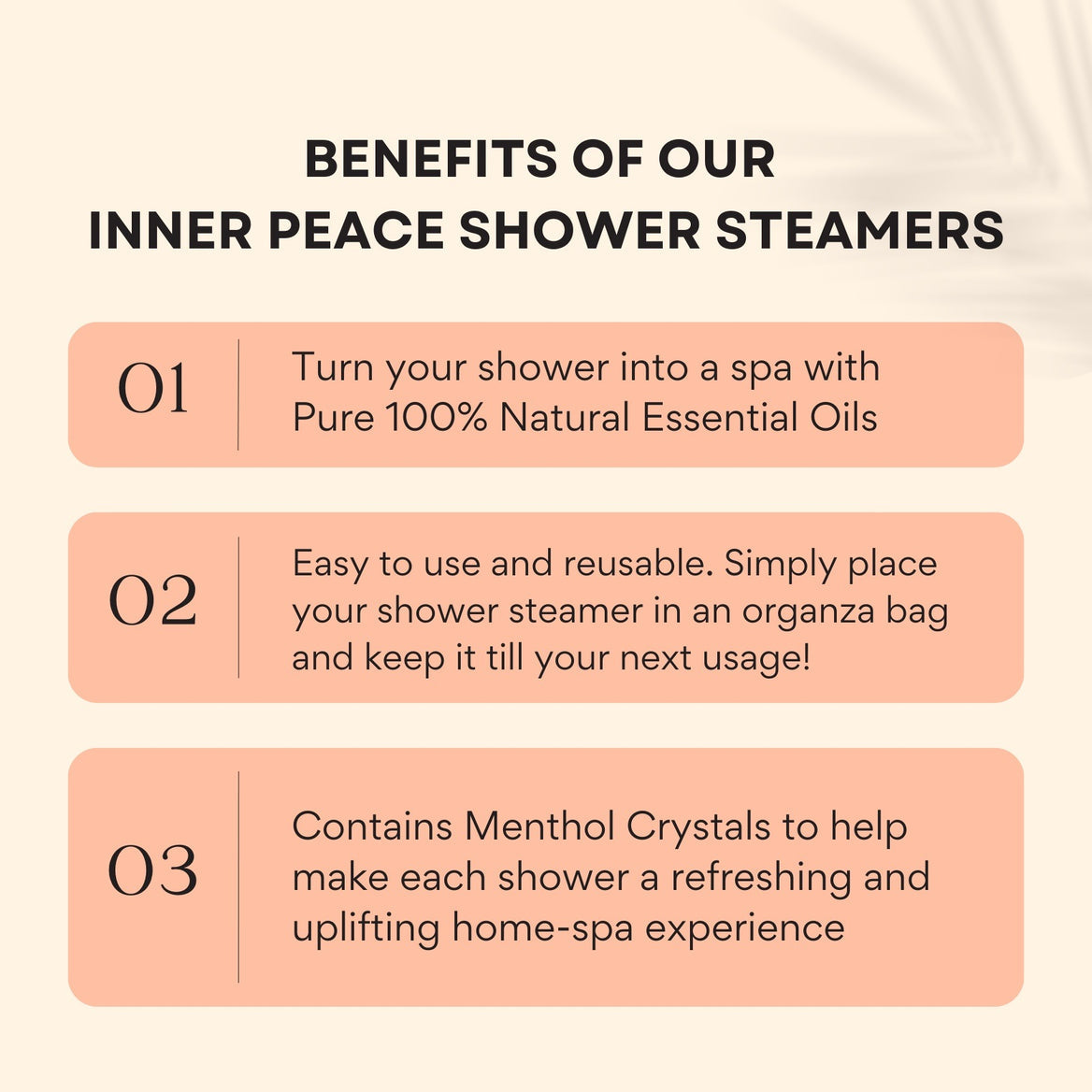 Innerfyre Inner Peace Shower Steamer – Lavender & Patchouli