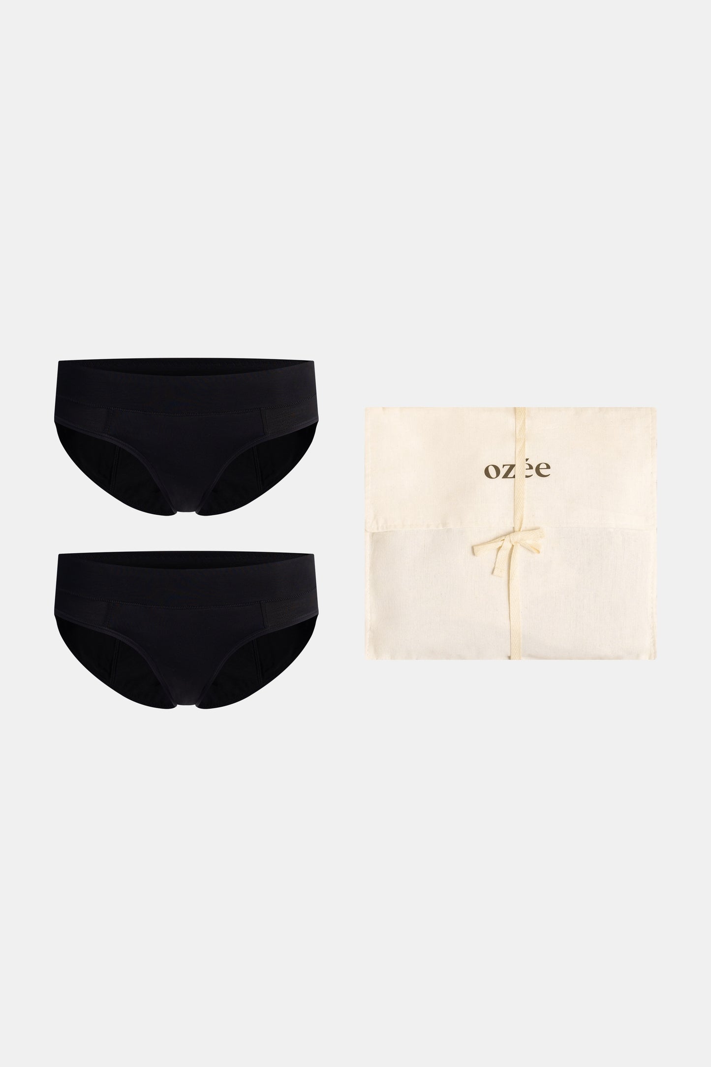 Ozee Body Eco Friendly Period Bundle – Marie Edition (Black)
