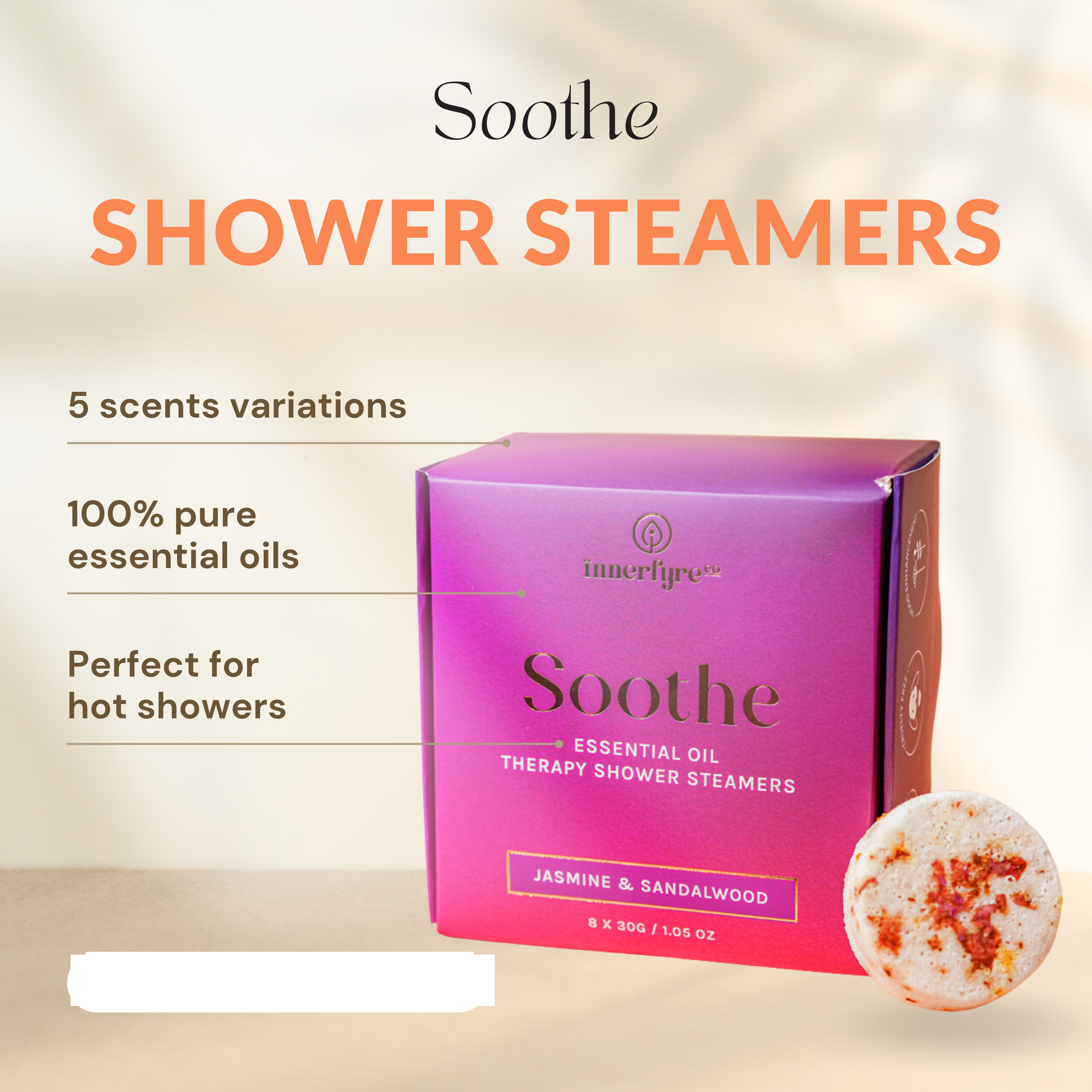 Innerfyre Sooth Shower Steamer