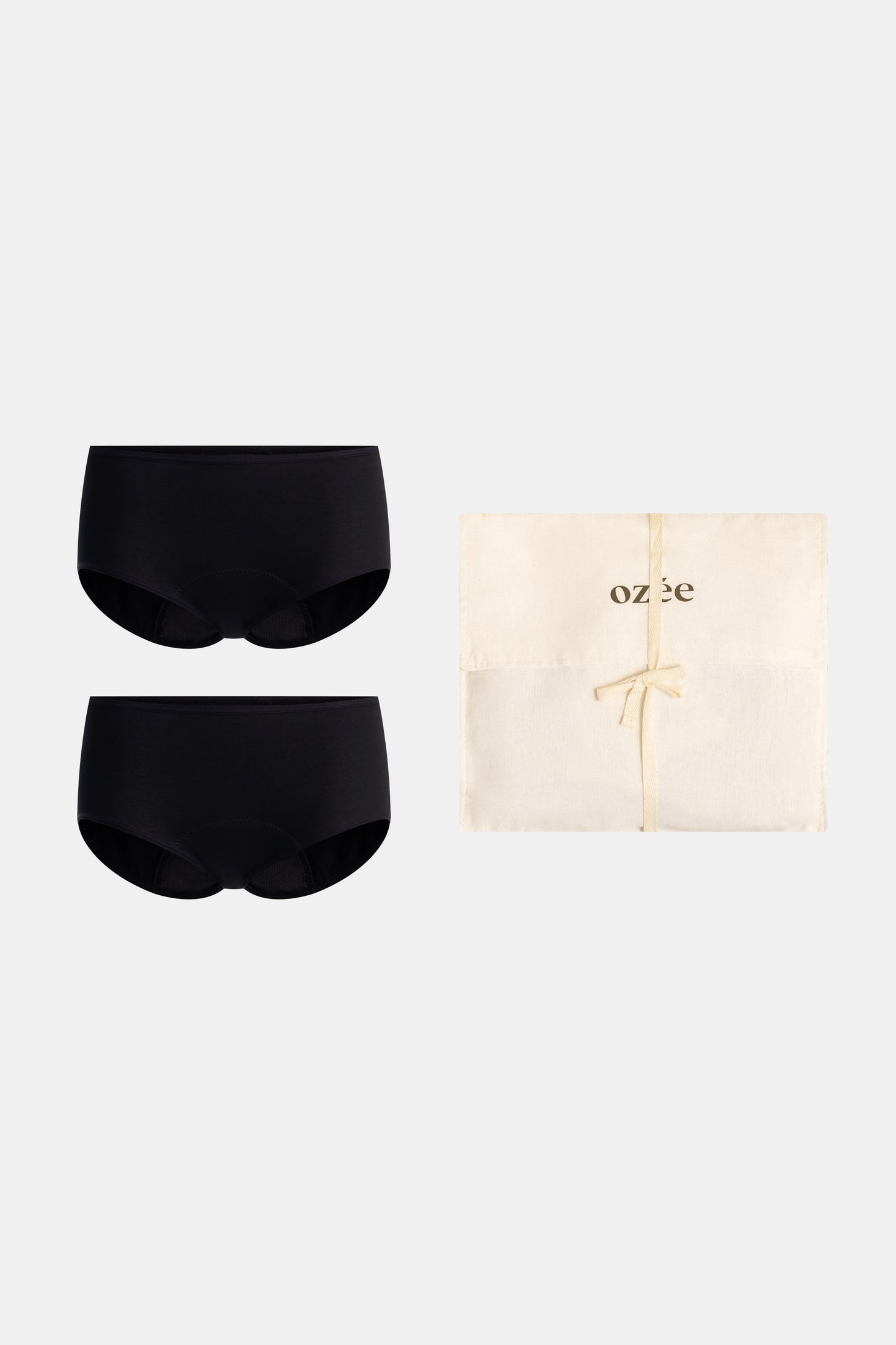 Ozee Body Eco Friendly Period Bundle – Lilyrose Edition (Black)