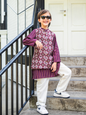 Tara Boys Kurta Pajama Jacket