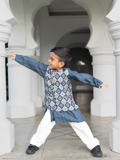 Tara Boys Kurta Pajama Jacket