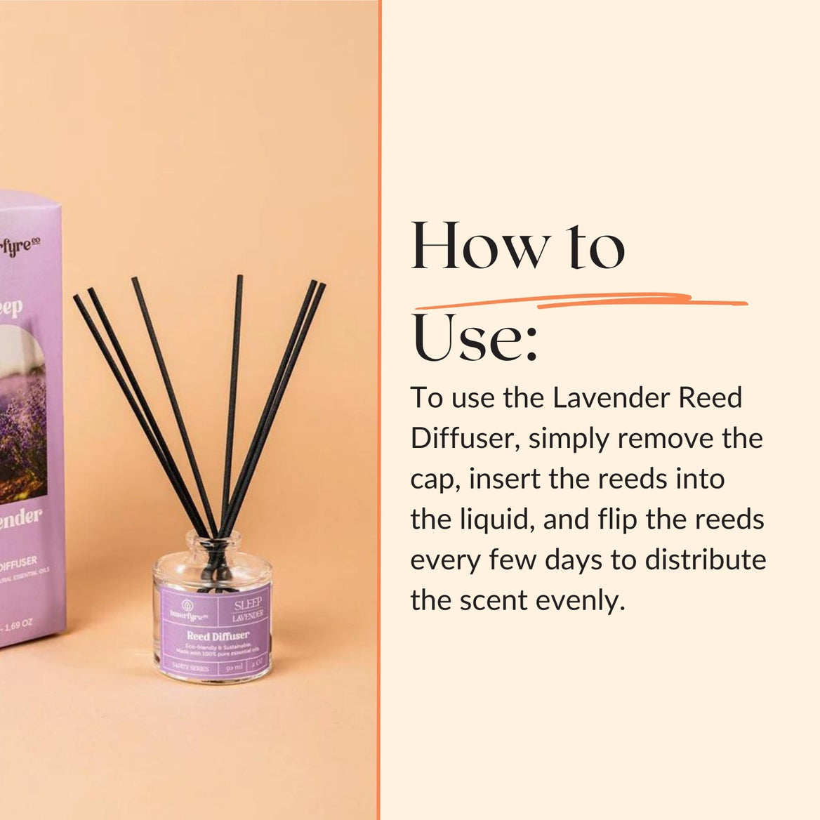 Sleep - Lavender Reed Diffuser by Innerfyre 50ml