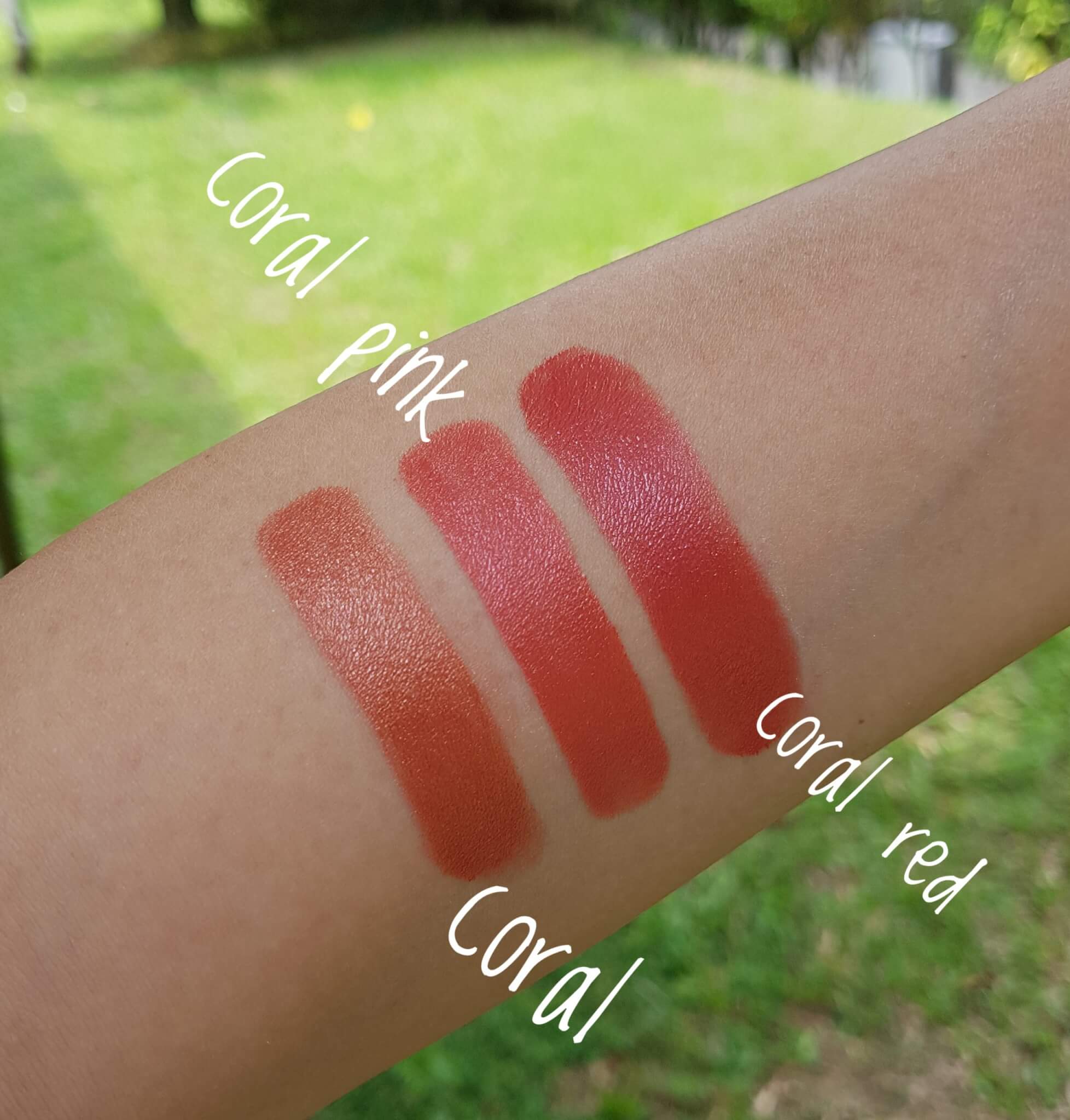 Coral Red Lipstick