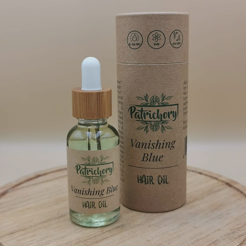 Patrichory Vanishing Blue Hair Oil | Haircare | The Green Collective SG