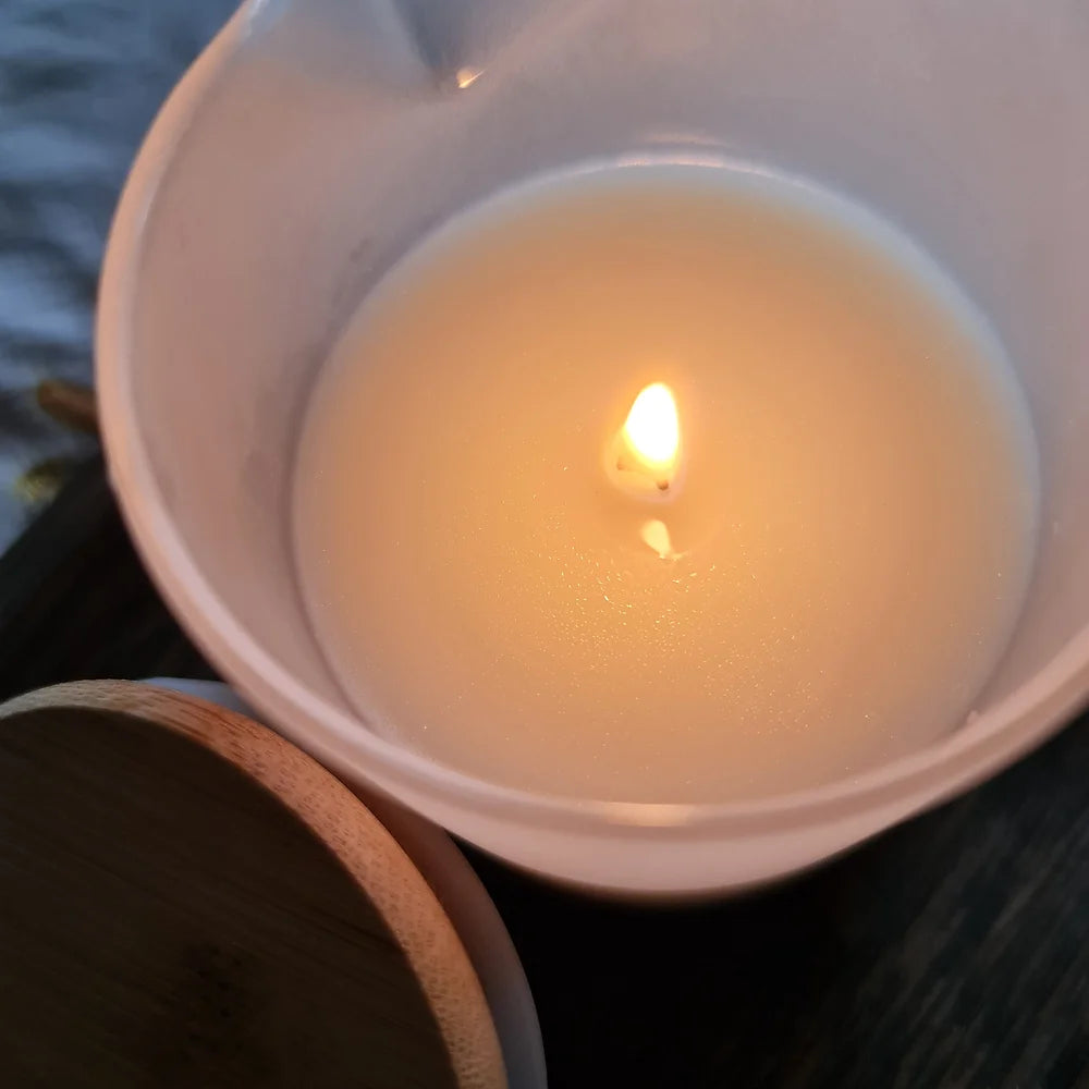Patrichory Tranquil Cedarwood Massage Candle | Home fragrances | The Green Collective SG