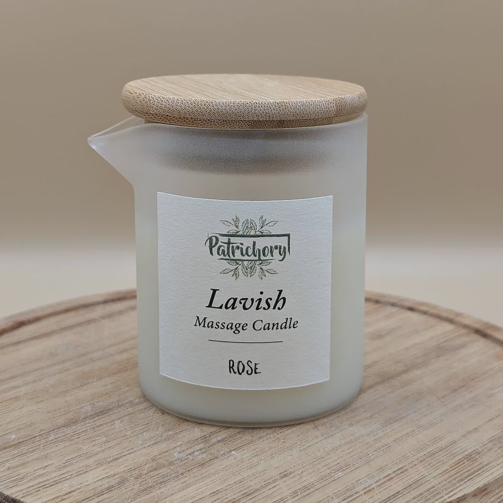 Patrichory Lavish Rose Massage Candle | Home fragrances | The Green Collective SG