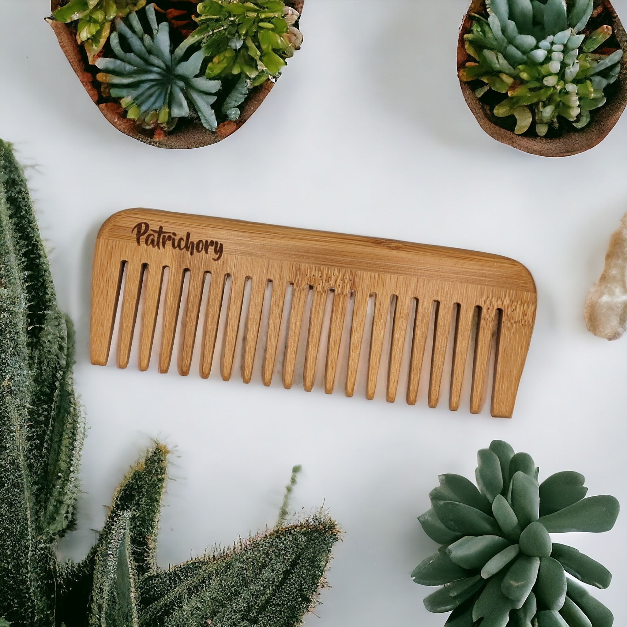Patrichory Bamboo Comb | Haircare | The Green Collective SG