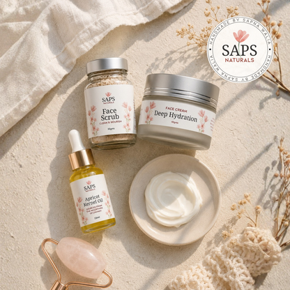 SAPS Naturals 100% Pure Cold-Pressed Apricot Kernel Oil for Body & Face