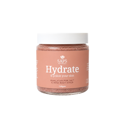 SAPS Naturals Himalyan Pink Salt & Rose Body Scrub