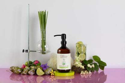 Ollie Organic Body Wash for Sensitive Skin (Palmarosa Lime)