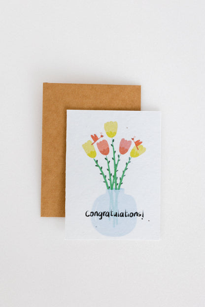 Eco-Friendly & Sustainable Plantable Greeting Cards for "CELEBRATIONS"