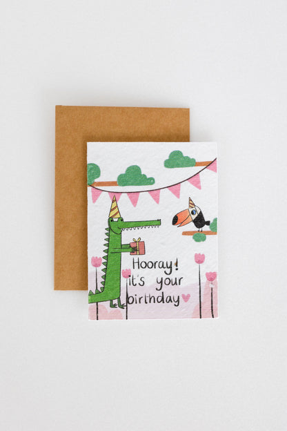 Eco-Friendly & Sustainable Plantable Greeting Cards for "CELEBRATIONS"