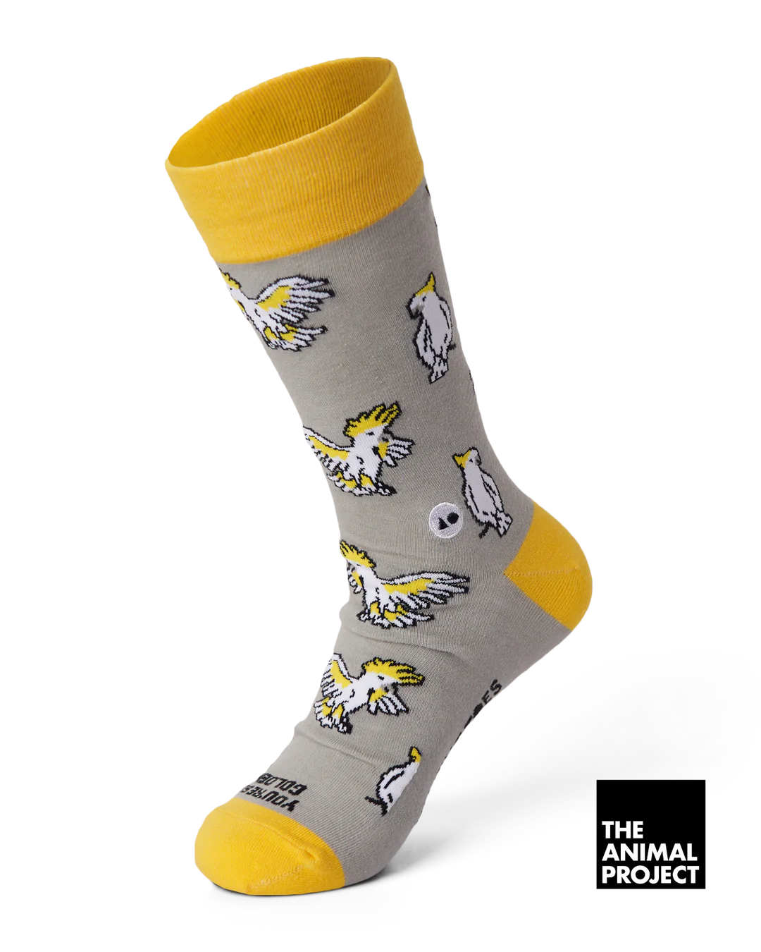 Talking Toes Golden Cockatoo Kids Crew Sock | Other Accessories | The Green Collective SG